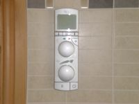Wireless control for power shower